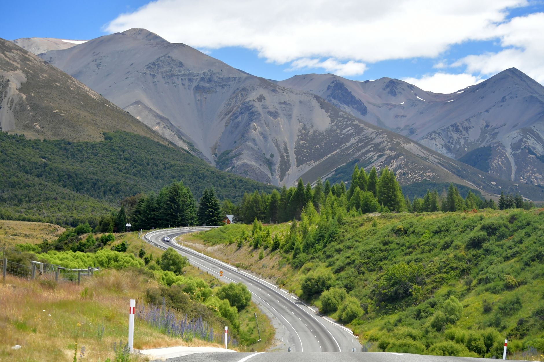 South Island alpine road trek