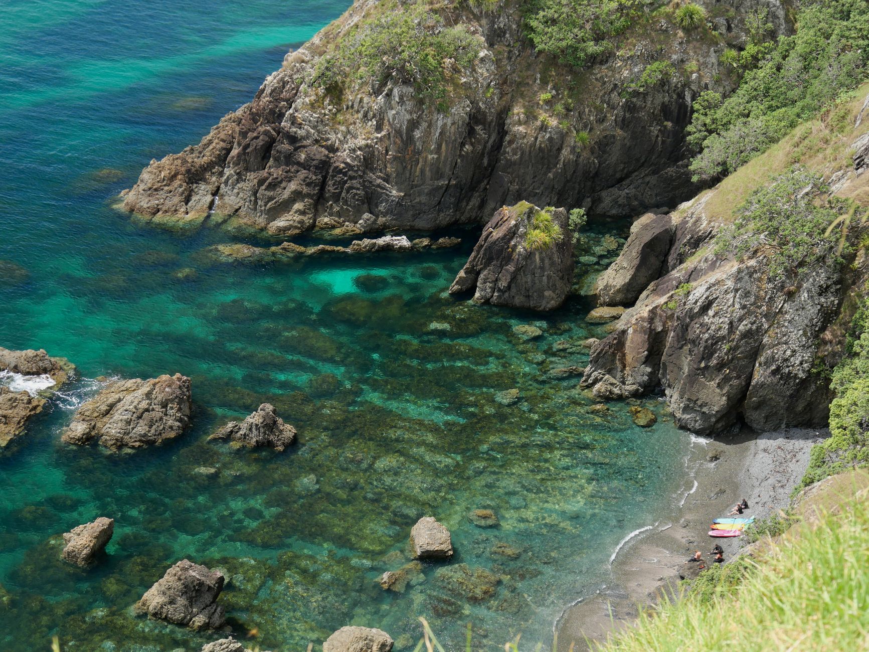 North Island volcanic coastal bay